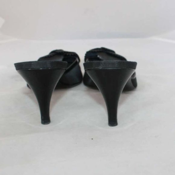 CHANEL Sandals Slides Camellias Mesh CC Logos - Picture 6 of 7